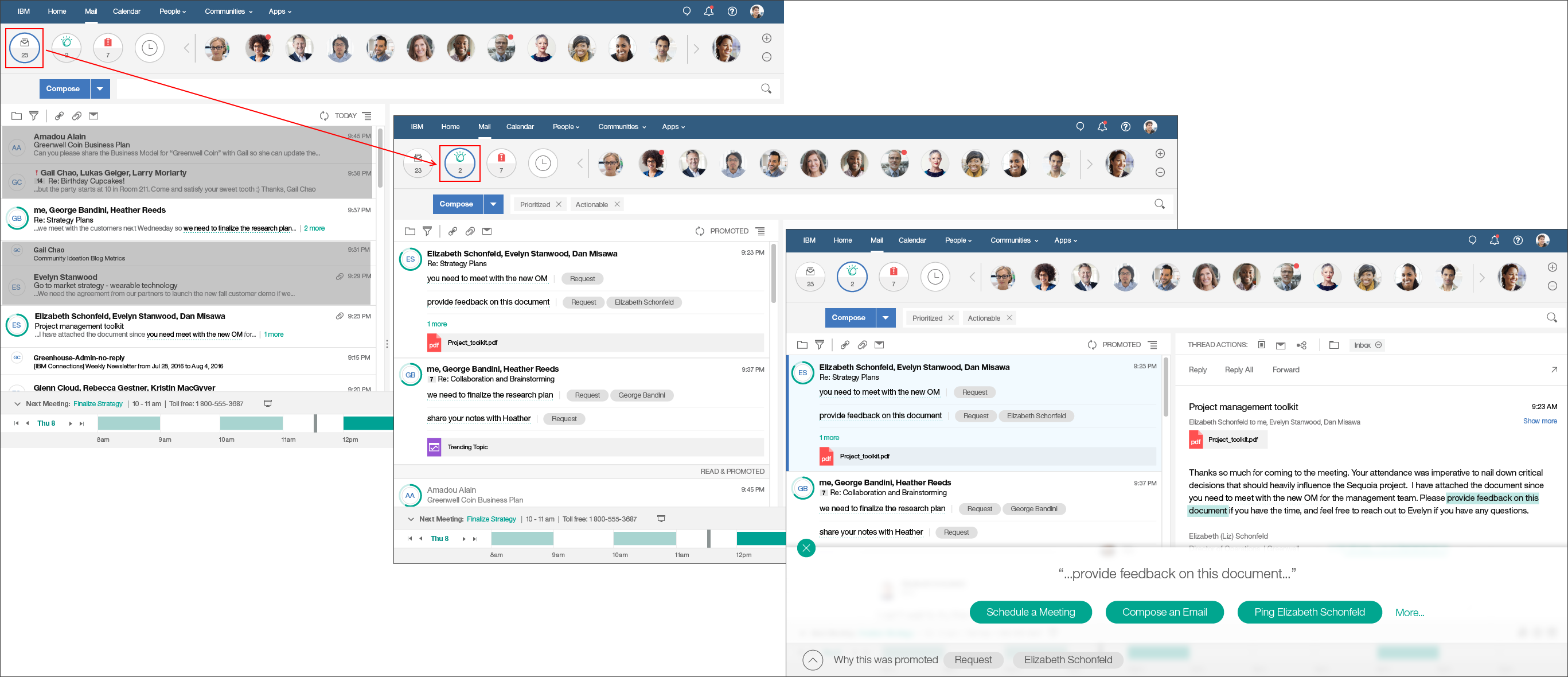 Watson Server Abb.3: Watson Funktionen in IBM Verse on the Cloud, die Inhalte aus E ...